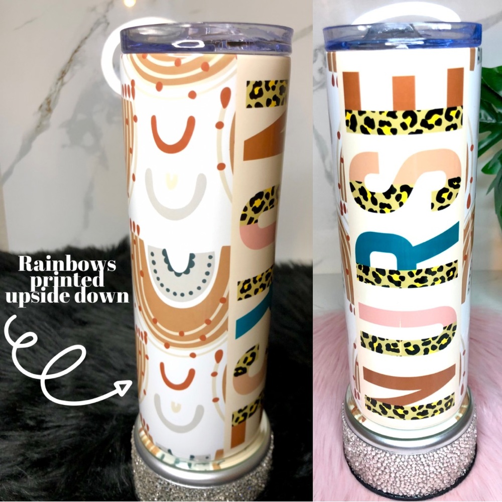 Custom Boho Nurse 20oz Tumbler• MISPRINT